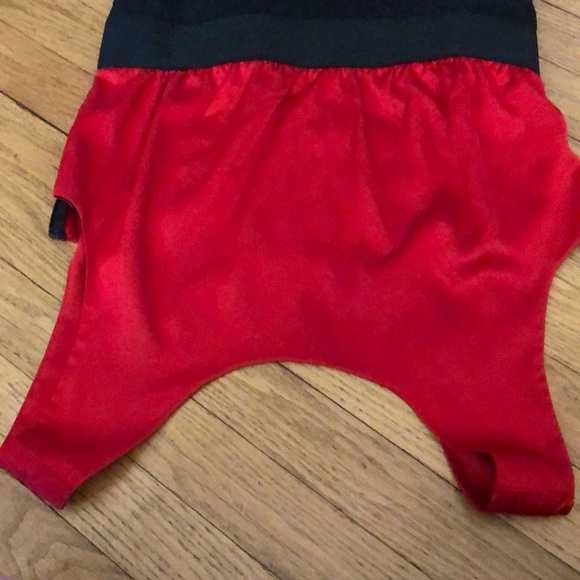 Express color block red satin dress - Picture 6 of 6